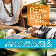 Online Real Estate Agent & Live SEO Course Combo