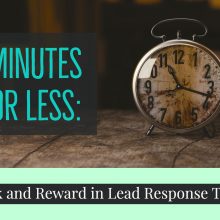 5 Minutes or Less: Risk and Reward in Lead Response Time