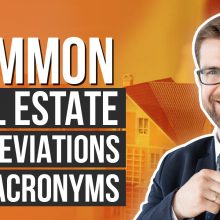Common Real Estate Abbreviations and Acronyms