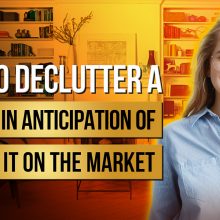 How to declutter a house in anticipation of putting it on the market